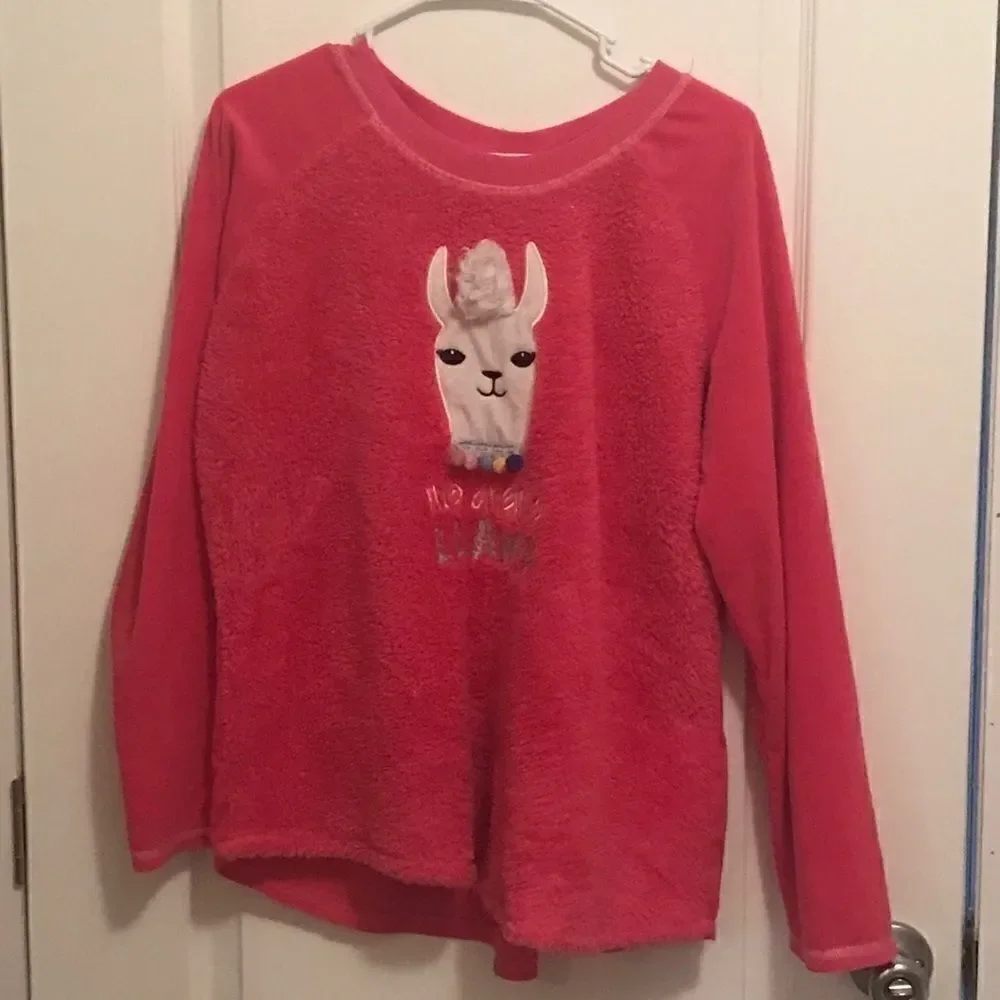 Secret Treasures Girls XL 16/18 Fluffy PJ Top